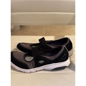 Dr. Scholl's Black Gray Mary Jane Comfort Walking Shoes Women's Size 8.5M‎